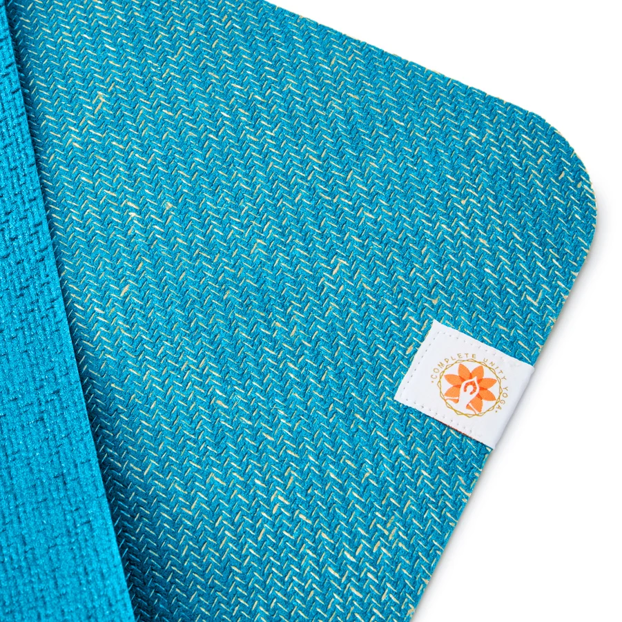 Complete Unity Yoga - 4mm Yoga Mat - Eco-friendly - Ocean Teal Blue - Image 6