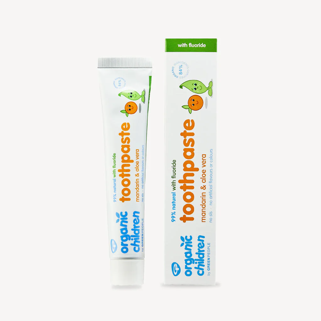 Green People - Organic Children's Mandarin Toothpaste with Fluoride
