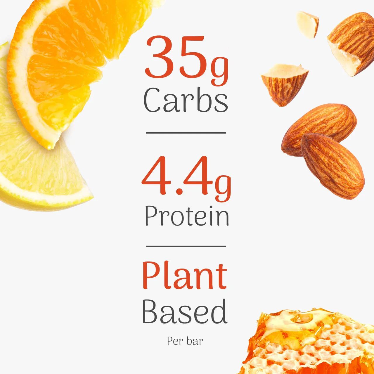 Veloforte - Classico- Citrus Fruits, Almonds & Honey Energy Bar - Image 3