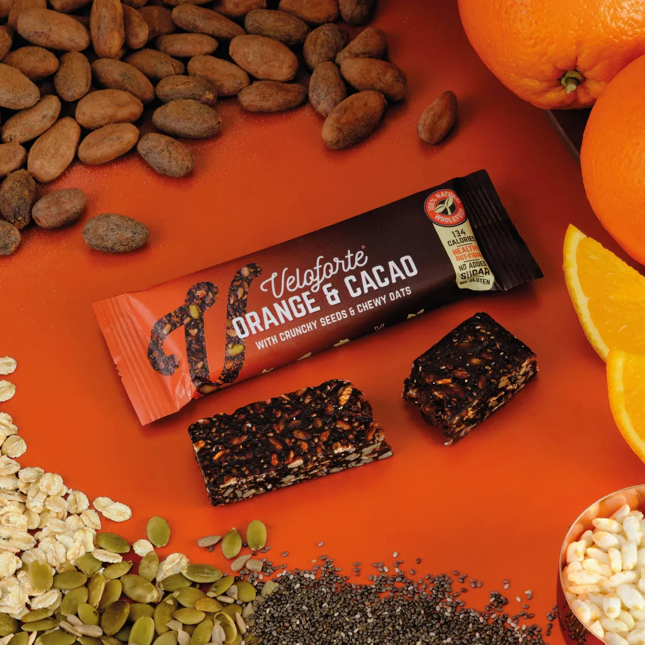 Veloforte - Orange & Cacao Oat Bar - Image 7